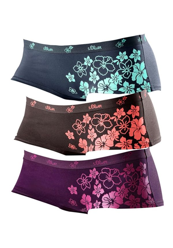 s.Oliver s.Oliver Дамски бикини  тъмносиньо / тъмнолилаво / тъмночервено