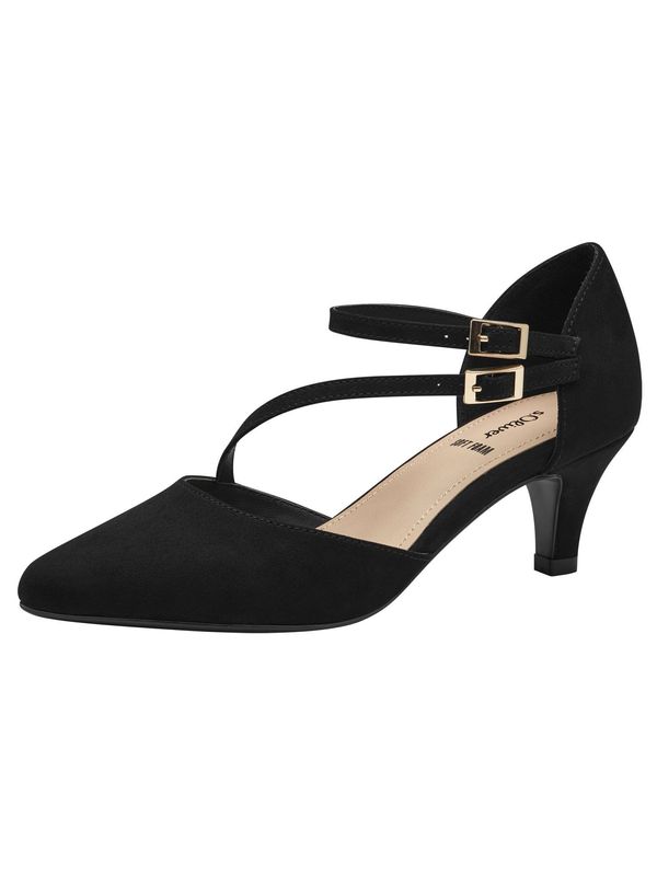 s.Oliver s.Oliver Дамски обувки на ток с отворена пета  черно