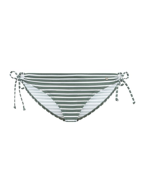 s.Oliver s.Oliver Долнище на бански тип бикини  тъмнозелено / бяло