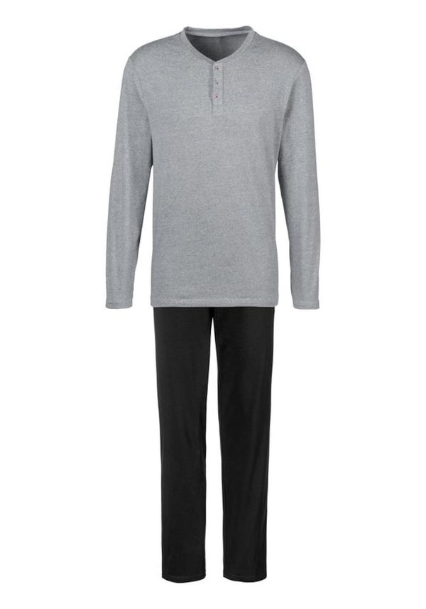 s.Oliver s.Oliver Дълга пижама  сиво / черно