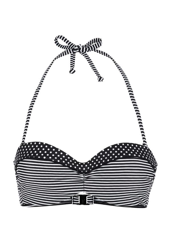 s.Oliver s.Oliver Горнище на бански 'Avni'  черно / бяло