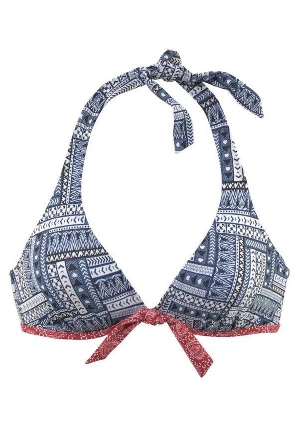 s.Oliver s.Oliver Горнище на бански 'Cocina'  морскосиньо / синя тинтява / червено / бяло