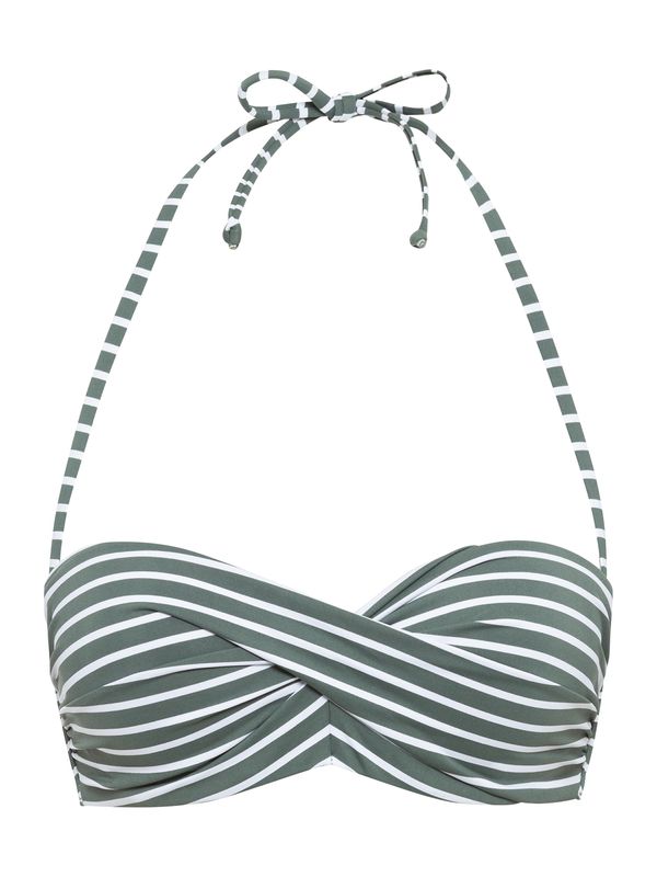 s.Oliver s.Oliver Горнище на бански  каки / бяло