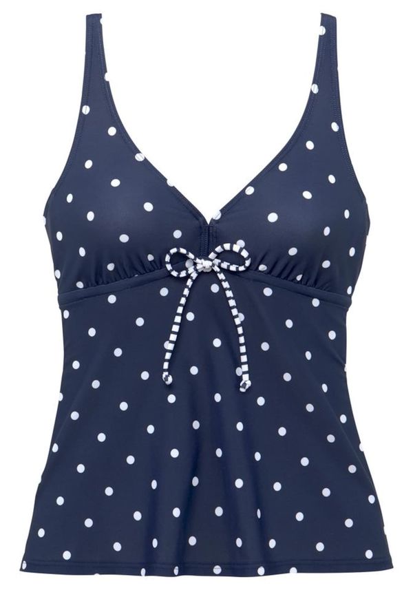 s.Oliver s.Oliver Горнище на бански танкини 'Audrey'  нейви синьо / бяло