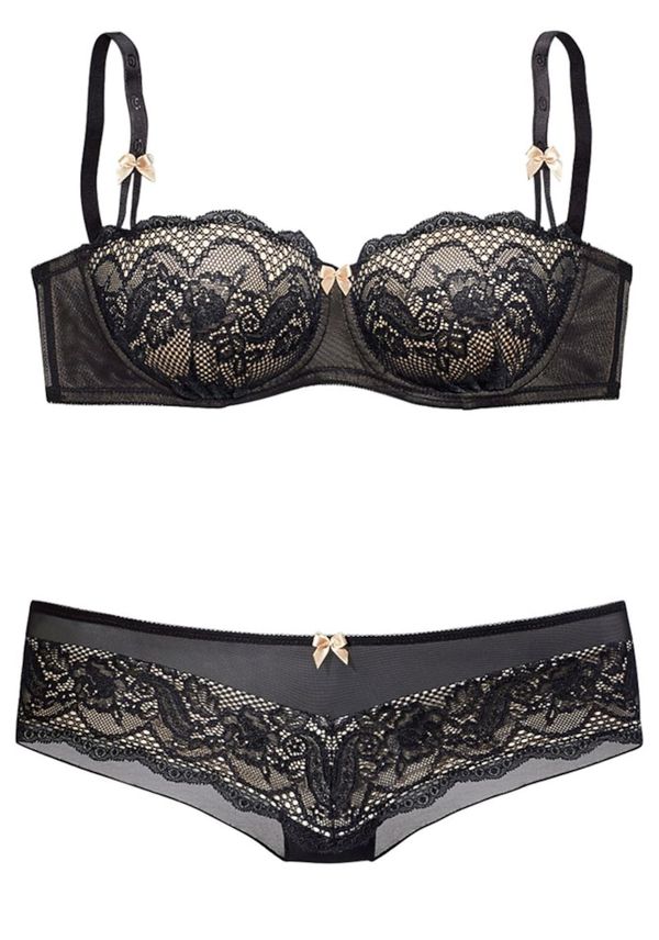 s.Oliver s.Oliver Комлекти бельо  бежово / черно