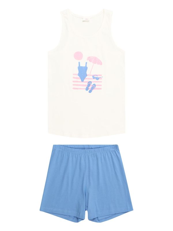 s.Oliver s.Oliver Комплект пижама  кралско синьо / бледорозово / бяло