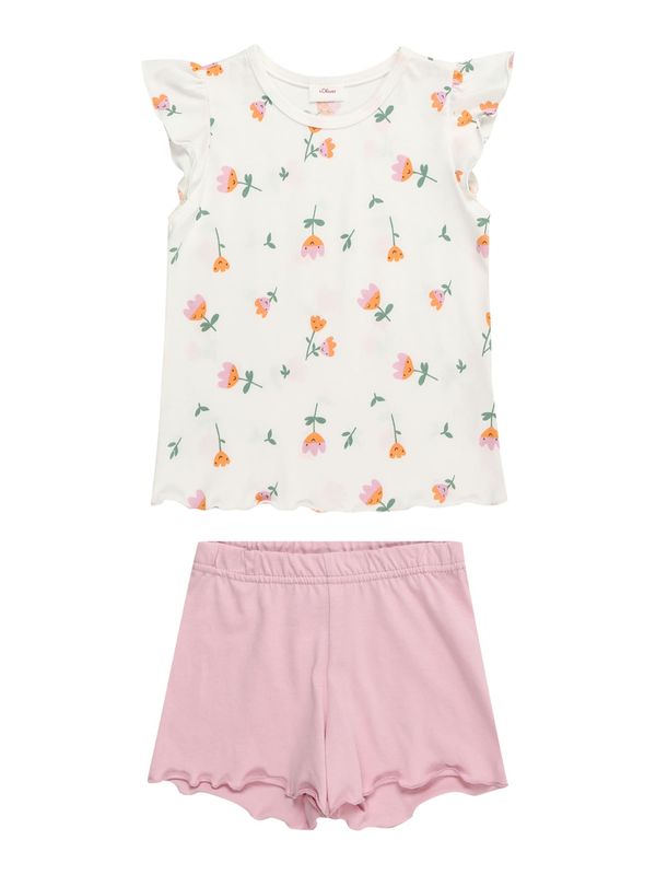 s.Oliver s.Oliver Комплект пижама  зелено / оранжево / бледорозово / бяло