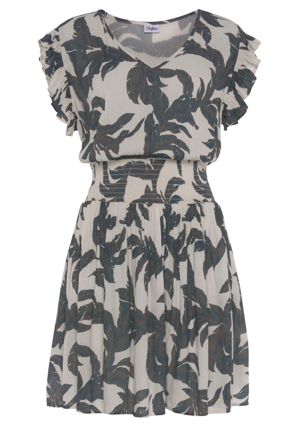 s.Oliver s.Oliver Лятна рокля  цвят "пясък" / синьо / кафяво