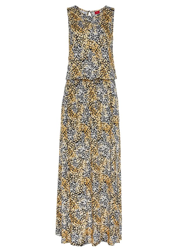 s.Oliver s.Oliver Лятна рокля  светлосиньо / жълто / сиво / черно