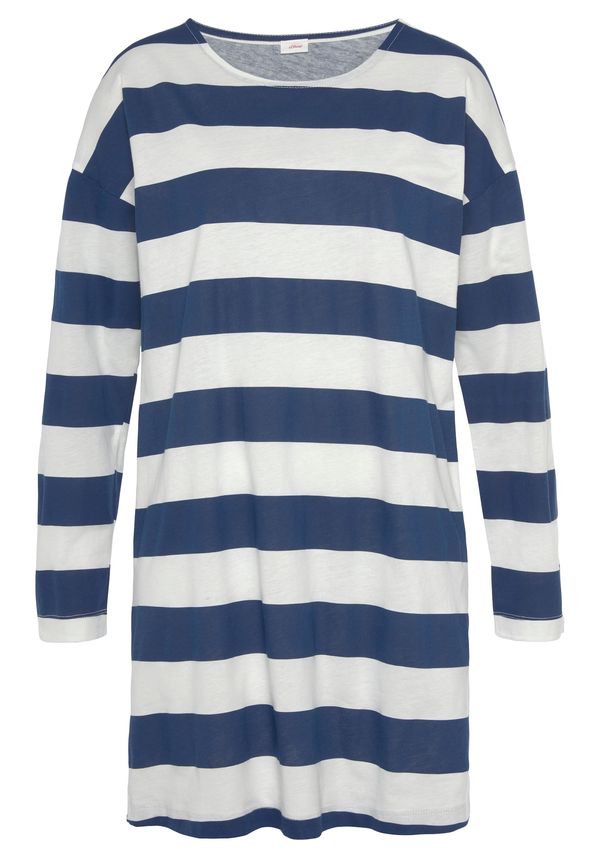 s.Oliver s.Oliver Нощница  нейви синьо / бяло