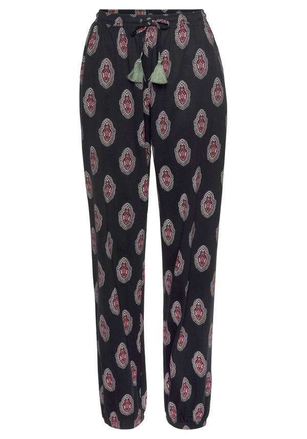 s.Oliver s.Oliver Панталон  бордо / черно / бяло