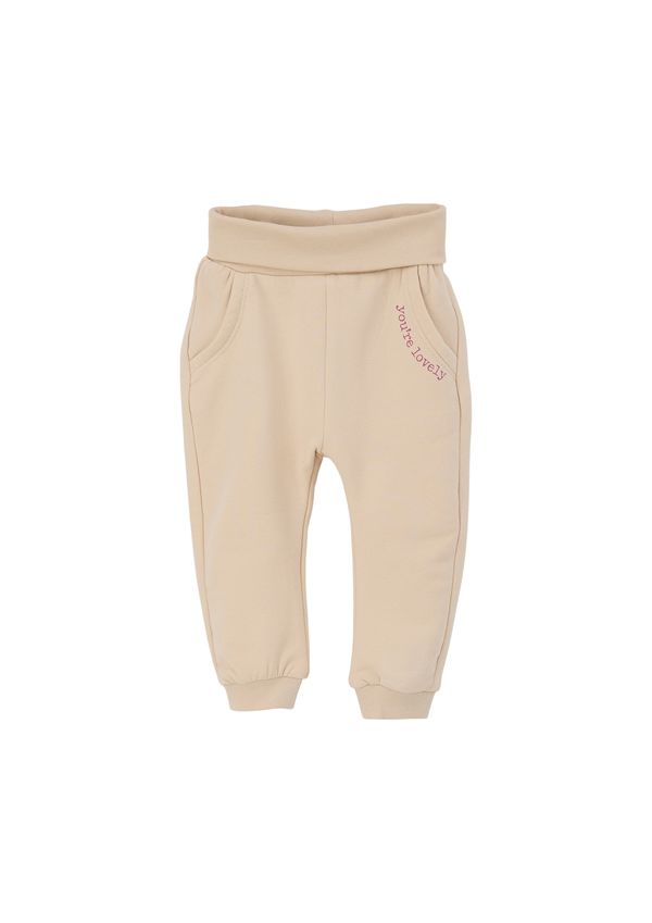 s.Oliver s.Oliver Панталон  цвят "пясък" / фуксия