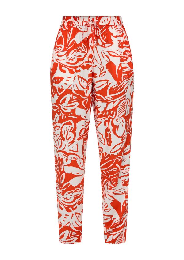 s.Oliver s.Oliver Панталон  оранжево / бяло