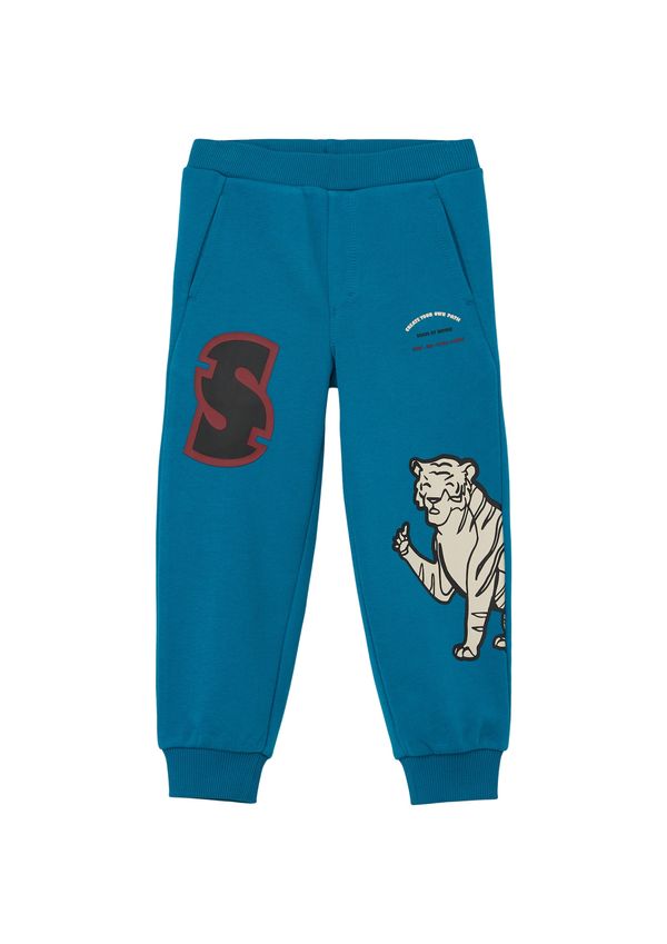 s.Oliver s.Oliver Панталон  петрол / червено / черно / бяло