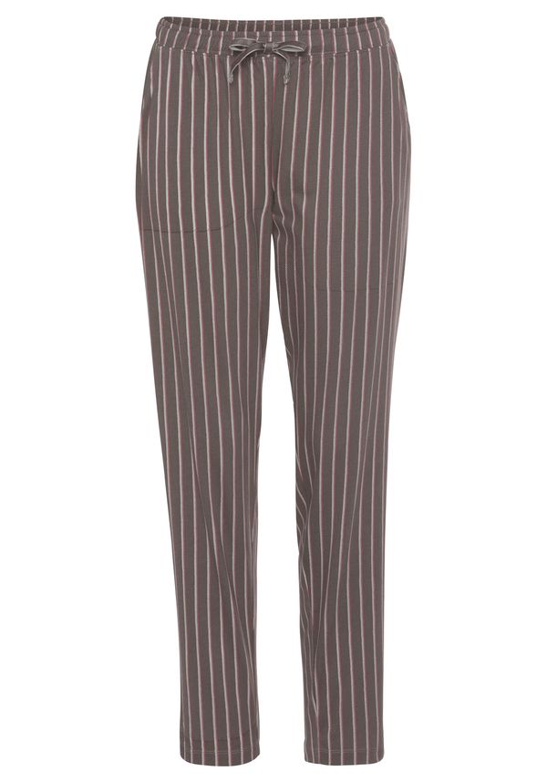 s.Oliver s.Oliver Панталон пижама  бежово / кафяво / светлочервено