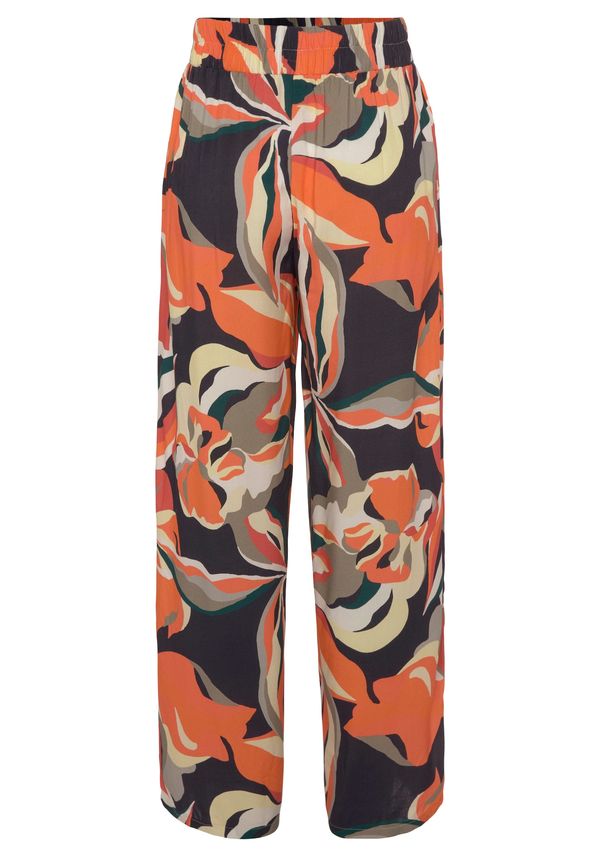 s.Oliver s.Oliver Панталон пижама  бежово / морскосиньо / таупе сиво / оранжево