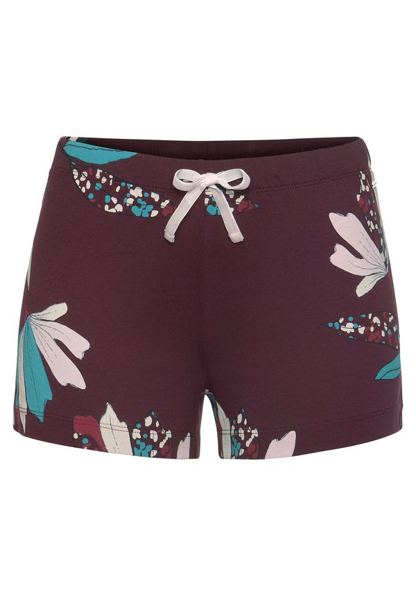 s.Oliver s.Oliver Панталон пижама  пъстро / тъмночервено