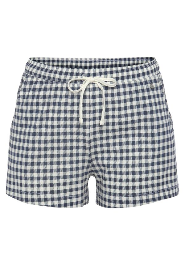 s.Oliver s.Oliver Панталон пижама  тъмносиньо / мръсно бяло