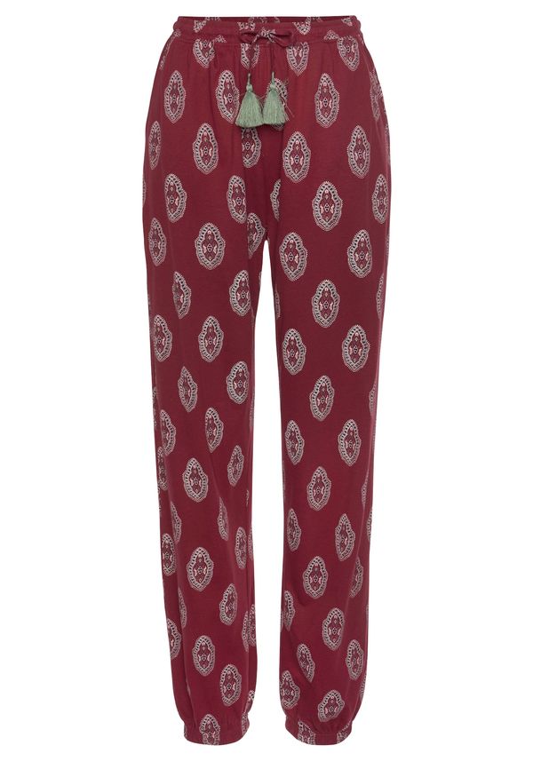 s.Oliver s.Oliver Панталон  розово / червено / черно / бяло