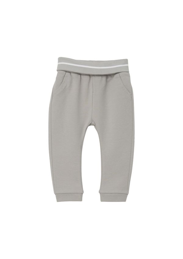 s.Oliver s.Oliver Панталон  сиво / бяло