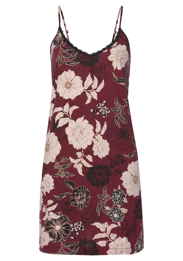 s.Oliver s.Oliver пеньоар  кремаво / бургундово червено / черно