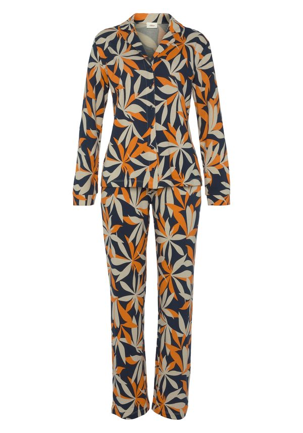 s.Oliver s.Oliver Пижама  бежово / тъмносиньо / оранжево