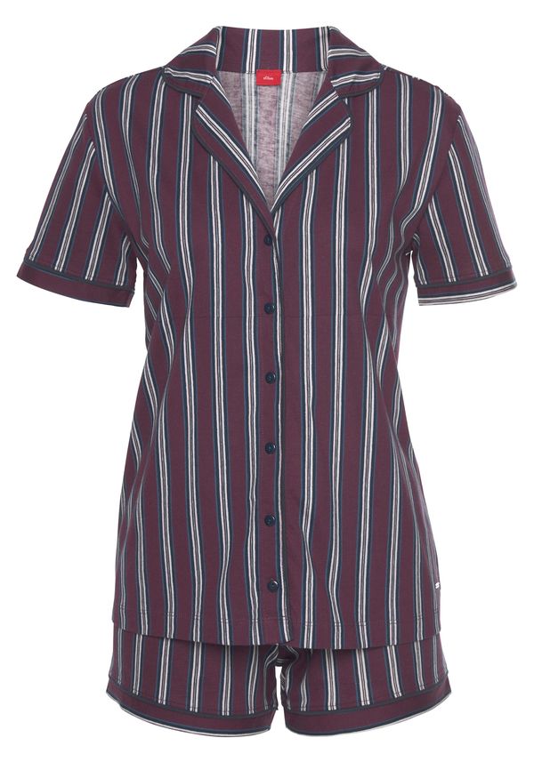 s.Oliver s.Oliver Пижама  синьо / бордо / бяло