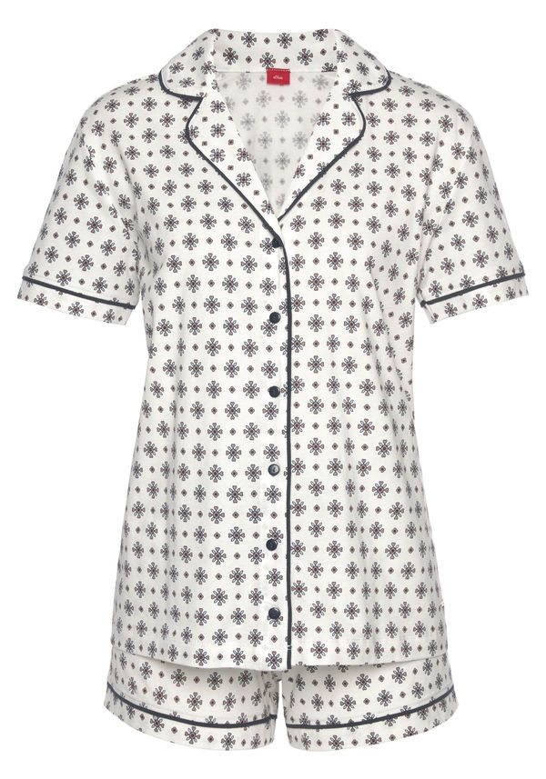 s.Oliver s.Oliver Пижама  синьо / тъмносиво / бледоморав / мръсно бяло