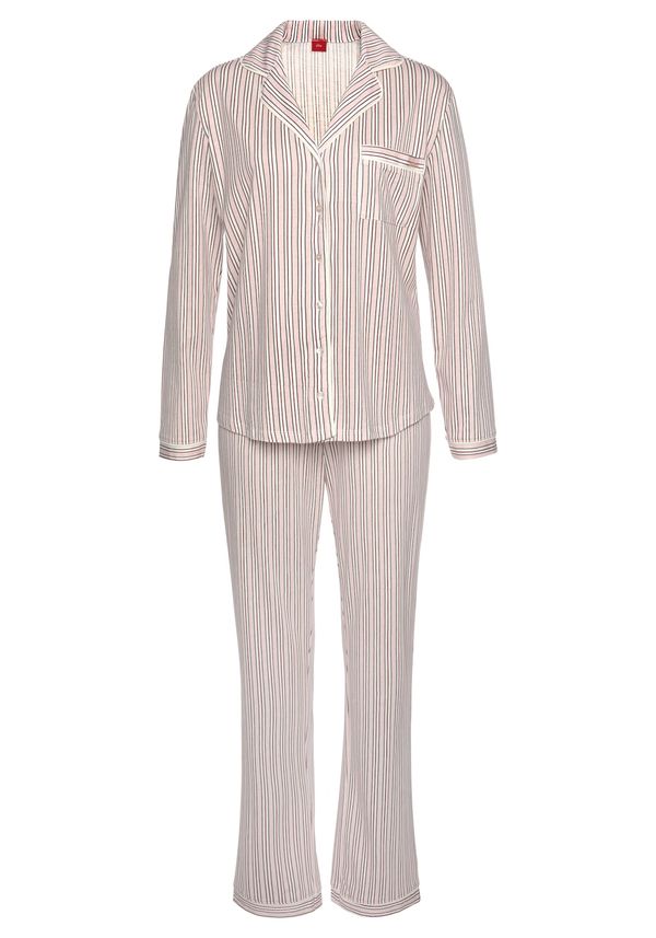 s.Oliver s.Oliver Пижама  тъмнозелено / бледорозово / бургундово червено / бяло