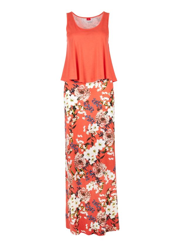 s.Oliver s.Oliver Плажна рокля  корал / бледорозово / бяло