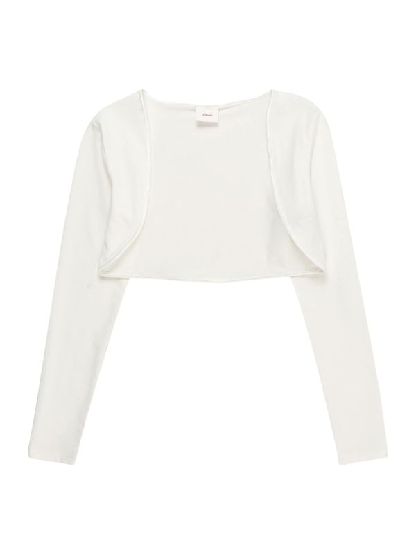 s.Oliver s.Oliver Плетена жилетка  бяло