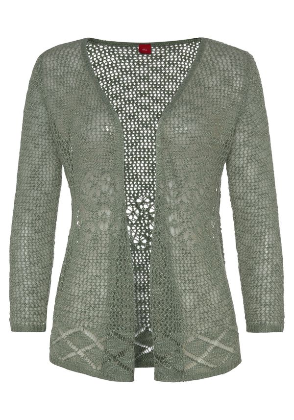 s.Oliver s.Oliver Плетена жилетка  каки