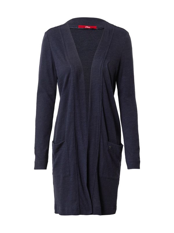 s.Oliver s.Oliver Плетена жилетка  нейви синьо