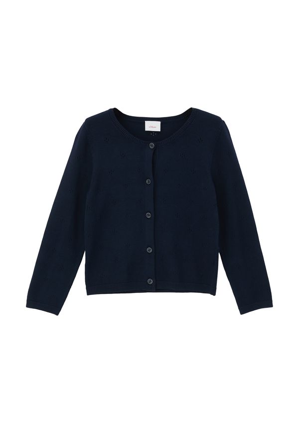 s.Oliver s.Oliver Плетена жилетка  нейви синьо