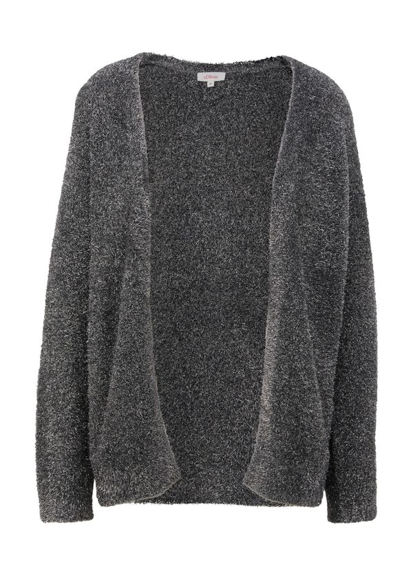 s.Oliver s.Oliver Плетена жилетка  сив меланж