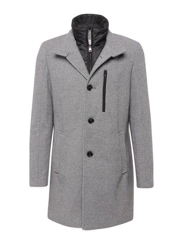 s.Oliver s.Oliver Преходно палто  тъмносиво / бяло