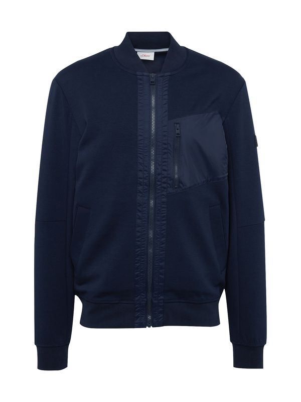 s.Oliver s.Oliver Преходно яке  нейви синьо / черно