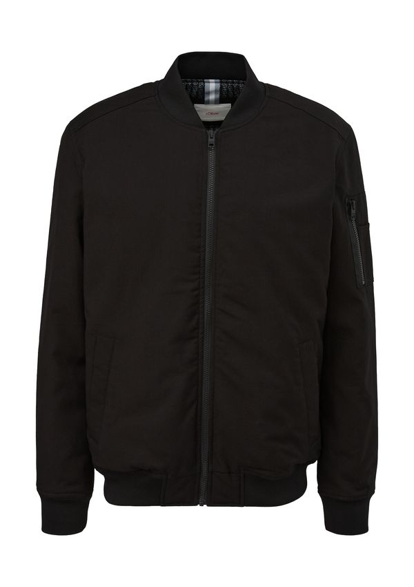 s.Oliver s.Oliver Преходно яке  сиво / черно