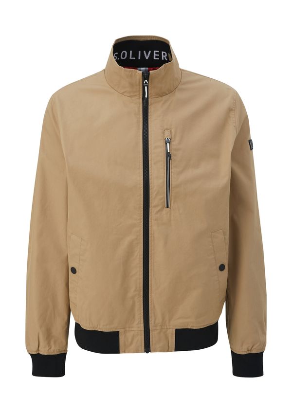 s.Oliver s.Oliver Преходно яке  светлокафяво / черно