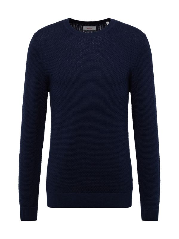 s.Oliver s.Oliver Пуловер  нейви синьо