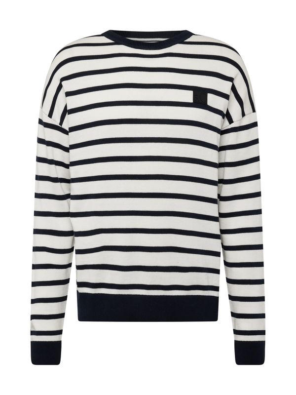 s.Oliver s.Oliver Пуловер  нейви синьо / черно / бяло