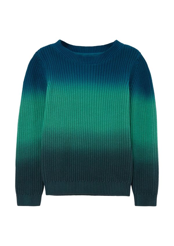 s.Oliver s.Oliver Пуловер  нейви синьо / зелено
