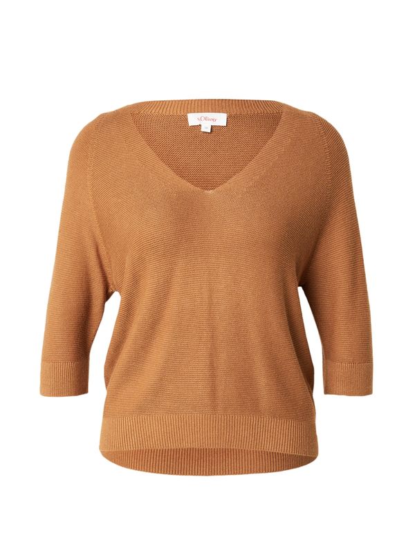 s.Oliver s.Oliver Пуловер  светлокафяво