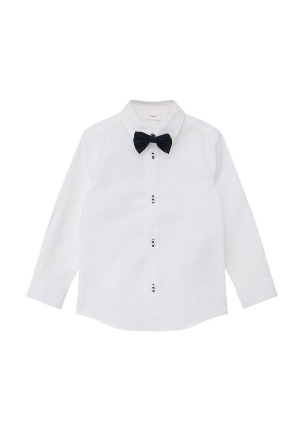 s.Oliver s.Oliver Риза  черно / бяло