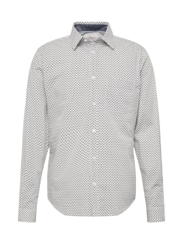 s.Oliver s.Oliver Риза  черно / бяло