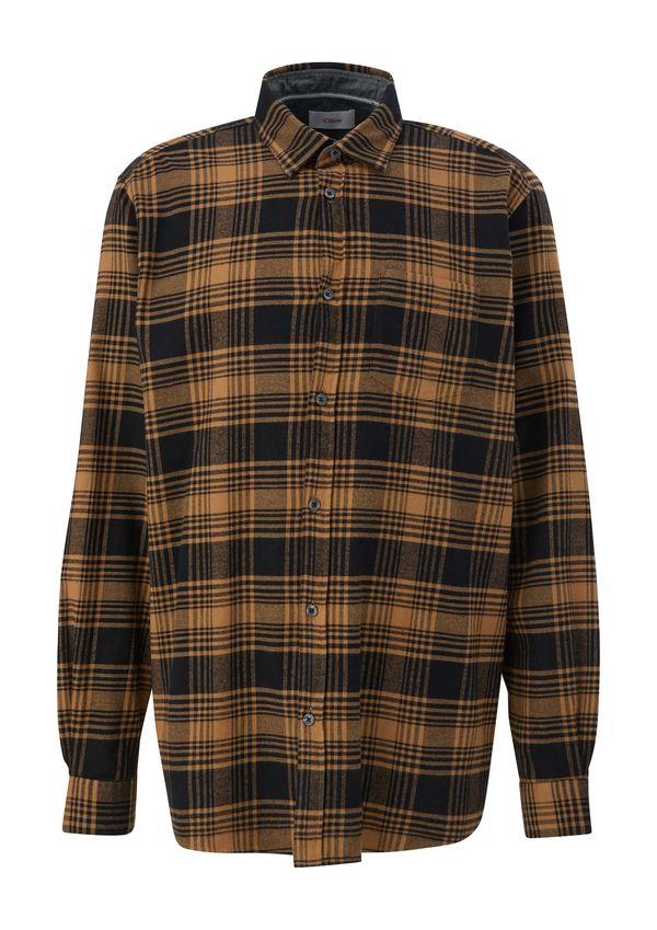 s.Oliver s.Oliver Риза  кафяво / черно