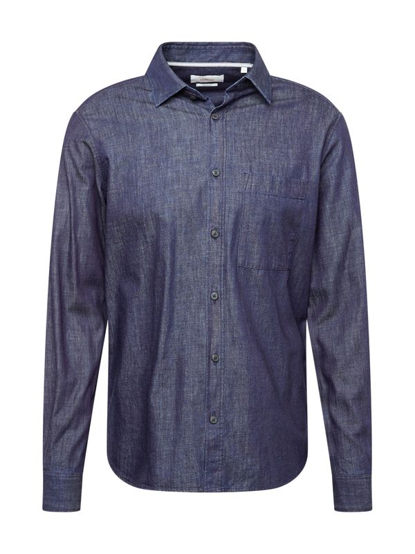 s.Oliver s.Oliver Риза  нейви синьо