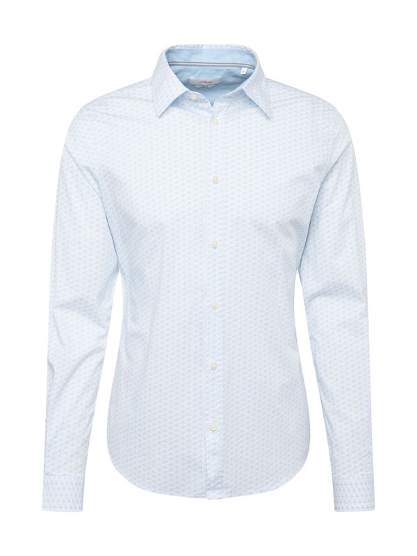 s.Oliver s.Oliver Риза  синьо / бяло