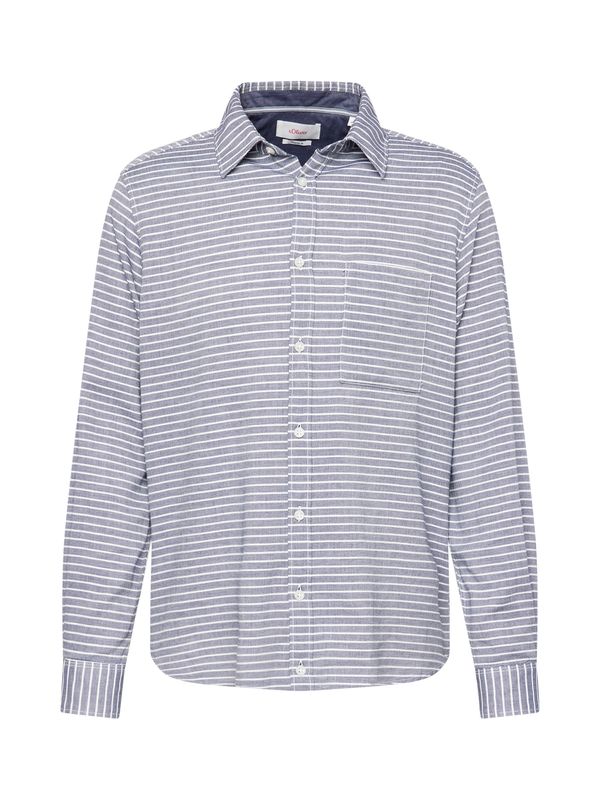 s.Oliver s.Oliver Риза  синьо / бяло