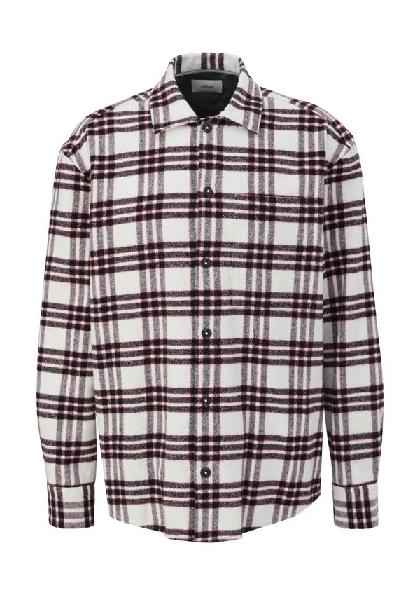 s.Oliver s.Oliver Риза  сиво / тъмночервено / бяло